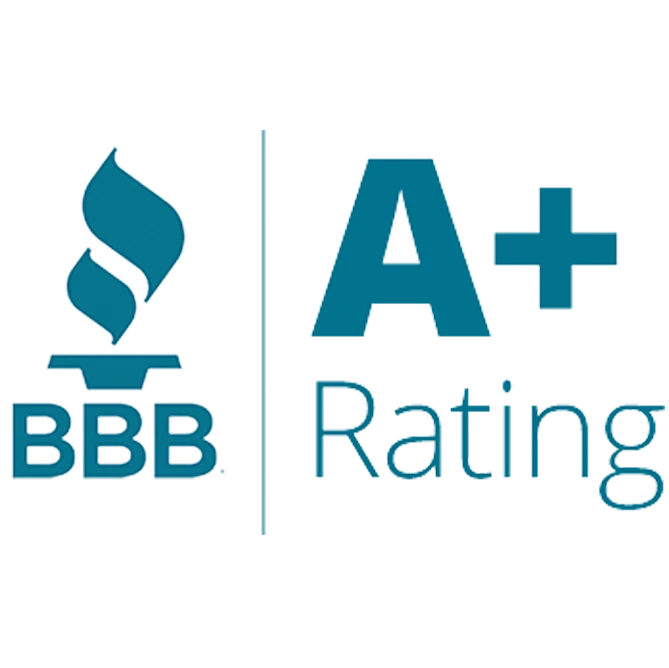 Better Business Bureau A ranking badge