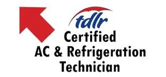 Certified HVAC technicians badge
