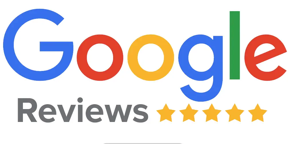 Google Reviews rating badge for Vision Air