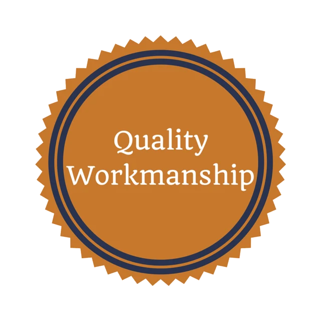 Quality workmanship guarantee badge