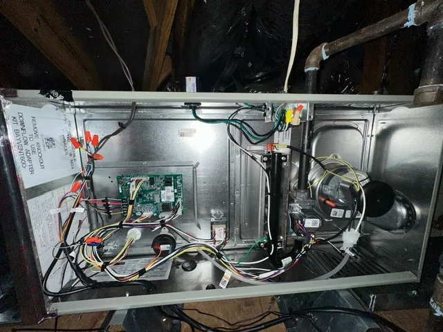 Gas furnace inspected by a licensed Vision Air technician
